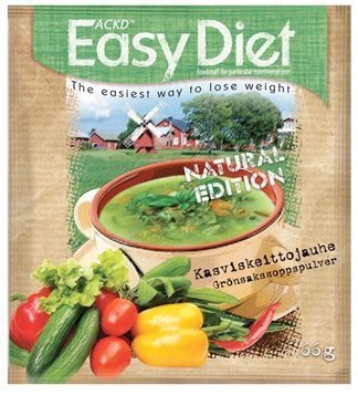 ACKD Easy Diet Kasviskeittojauhe 15 kpl pakkaus