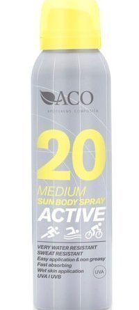 ACO Active Sun Body Spray SPF 20 125 ml