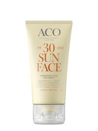 ACO Nourishing Face Sun Cream SPF 30 50 ml