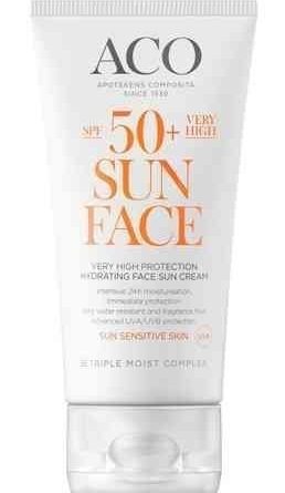 ACO Sun Hydrating Face Sun Cream SPF 50+ 50 ml