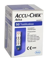 Accu-Chek Aviva testiliuskat 50 kpl