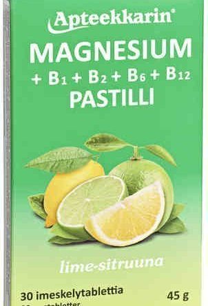 Apteekkarin Magnesium + B1