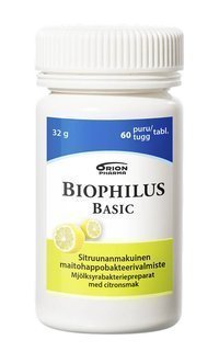 Biophilus Basic sitruuna 60 purutablettia *