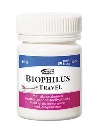 Biophilus Travel 30 purutablettia * - KAMPANJATUOTE