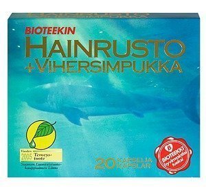 Bioteekin Hainrusto + Vihersimpukka 20 kaps.