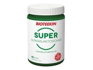 Bioteekin Super Alfagalaktosidaasi 80 kapselia