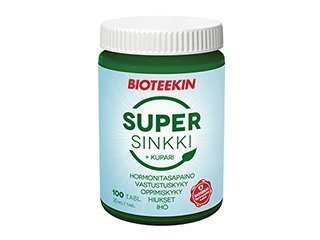 Bioteekin Super Sinkki + Kupari 100 tablettia