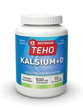 Bioteekin Teho Kalsium + D 80 purutablettia
