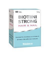 Biotiini Strong Hair & Nail 60 tablettia