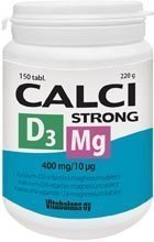 Calci Strong + magnesium + D3 150 tabl