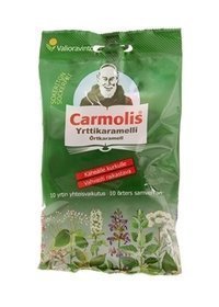 Carmolis sokeriton yrttikaramelli 75 g