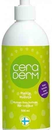 Ceraderm ihoöljy 500 ml