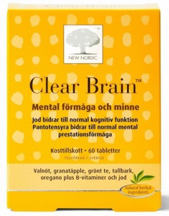 Clear Brain 60 Tabletter