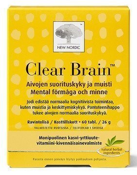 Clear Brain 60 tablettia