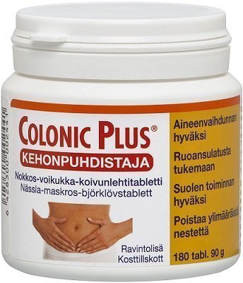 Colonic Plus kehonpuhdistaja 180 tabl.