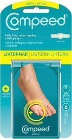 Compeed Aktiv Liikavarpaanpoisto + Salisyylihappo 6 kpl