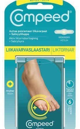 Compeed Salisyylihappoa sisältävä liikavarvaslaastari