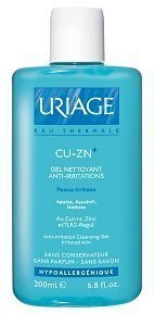 Cu-Zn+ Gel Rauhoittava puhdistusgeeli 200 ml Uriage