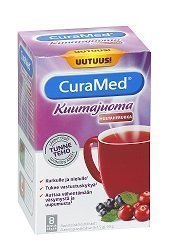 Curamed Kuumajuoma Mustaherukka 8 x 60 g