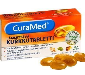 Curamed Lämmittävä Kurkkutabletti 20 kpl.