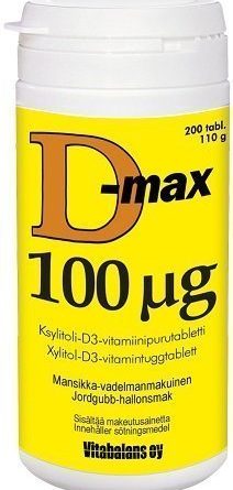 D-max 100 µg 200 purutabl.