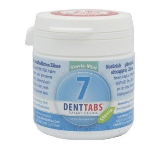 Denttabs Fluori Hampaidenpesutabletit Stevia-Mint 125 tbl.