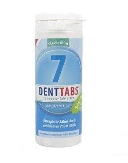 Denttabs Fluori Hampaidenpesutabletit Stevia-Mint 380 tbl.