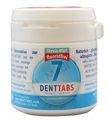 Denttabs Fluoriton Hampaidenpesutabletit Stevia-Mint 125 tbl.