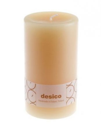 Desico Pöytäkynttilä 14 cm beige 3 kpl