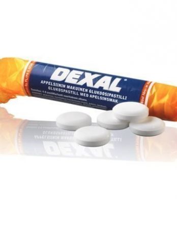 Dexal Glukoosipastilli appelsiini 30 kpl (laatikko)