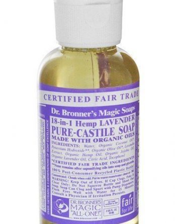 Dr Bronner Lavender Liquid Soap 59 ml