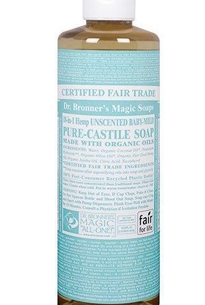 Dr Bronner Neutral Mild Liquid Soap 473 ml