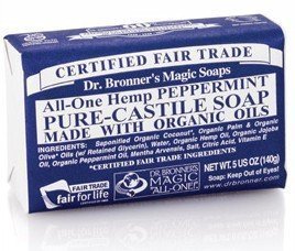 Dr Bronner Peppermint Bar Soap