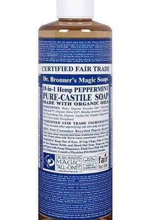 Dr Bronner Peppermint Liquid Soap 473 ml