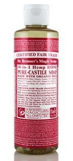 Dr Bronner Rose Liquid Soap 236 ml