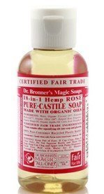 Dr Bronner Rose Liquid Soap 59 ml