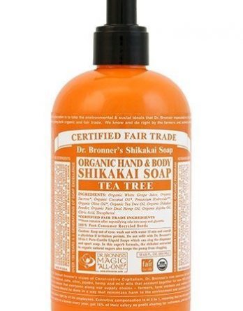 Dr Bronner Shikakai Hand & Body Soap Tea Tree 355 ml