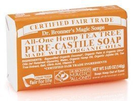 Dr Bronner Tea Tree Bar Soap