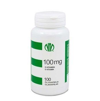 E 100 mg 100 kapselia