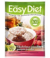 Easy Diet Vadelma-vanilja -puurojauhe 1 annospussi (57 g)