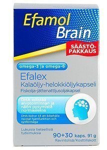 Efamol Brain 500mg 90 kapselia + 30 kpl (Efalex)