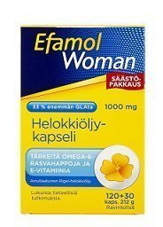 Efamol Woman Rigel-helokkiöljyvalmiste 1000 mg 120 kaps.