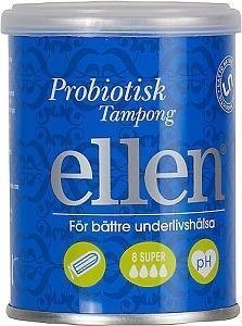 Ellen Probioottinen Tamponi Super 8 kpl