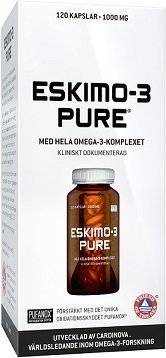 Eskimo-3 Pure Kalaöljykapselit 120 kapselia