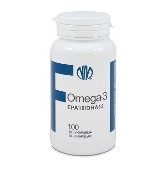 F Omega-3 EPA 18 / DHA12 100 öljykapselia