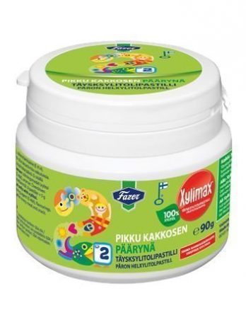 Fazer Xylimax Pikku Kakkosen päärynäpastilli 90 g