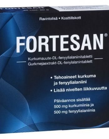 Fortesan Kurkumauute-DL-fenyylialaniinitabletti