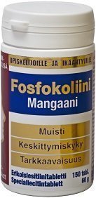 Fosfokoliini mangaanikelaatti 150 tabl.