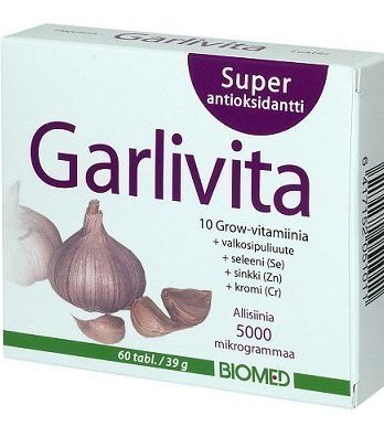 Garlivita superantioksidantti 60 tabl.