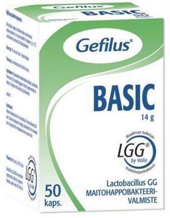 Gefilus Basic Maitohappobakteerikapselit 50 kaps